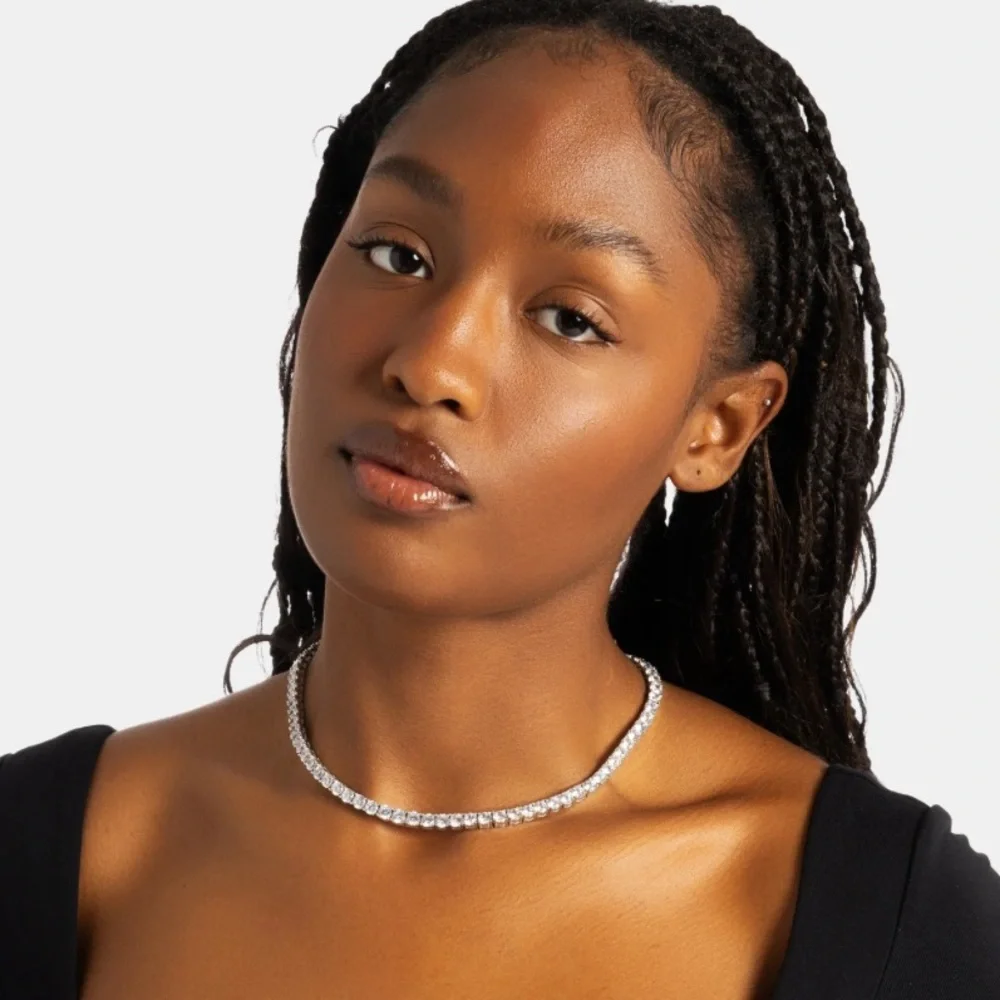Classic 5mm Tennis Necklace 16”